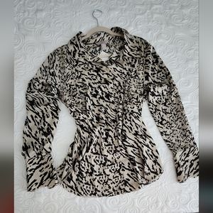 Casual animal print shirt